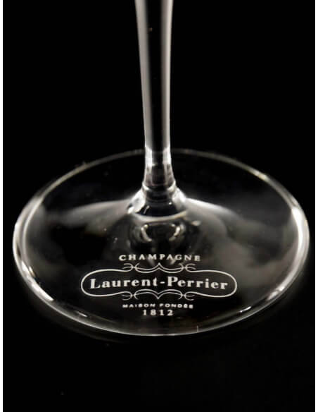Laurent-Perrier 2 Prestige-Gläser 30 cl mit Pegel