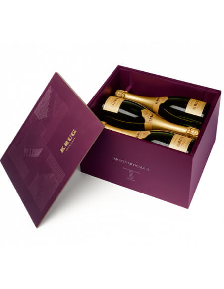 Krug Wooden Box "Verticale" Grande cuvée 162-167ème - 6 x 75 cl