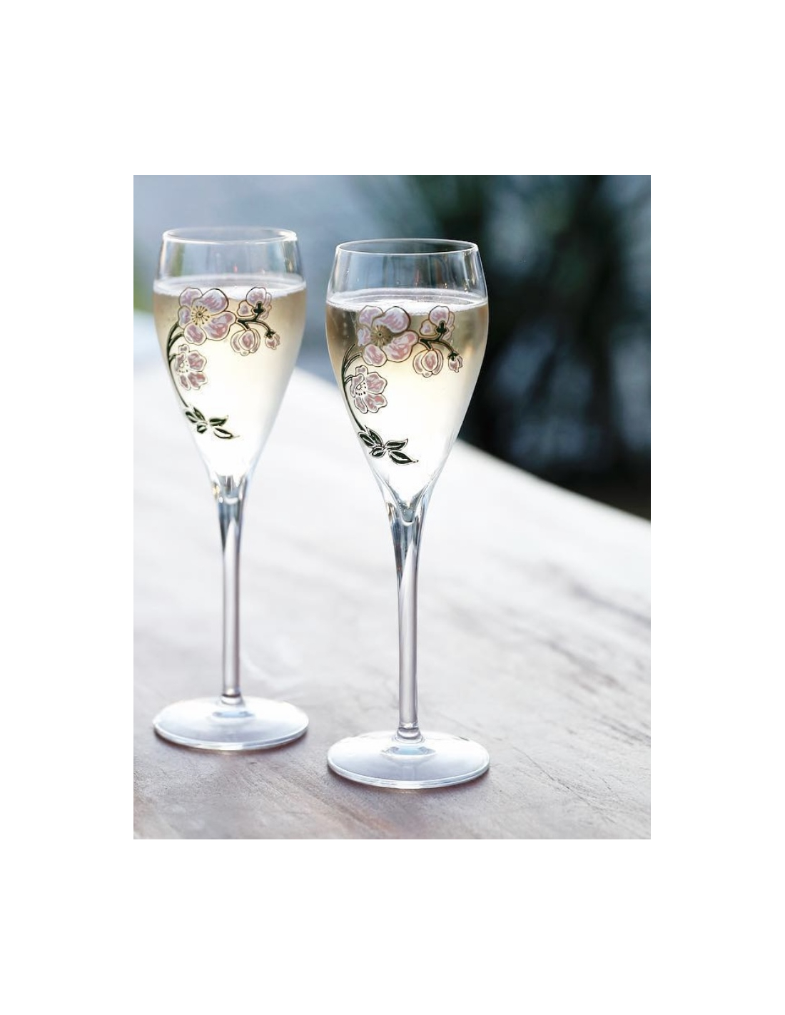 Perrierjouët 2 CHAMPAGNE GLASSES 18 CL