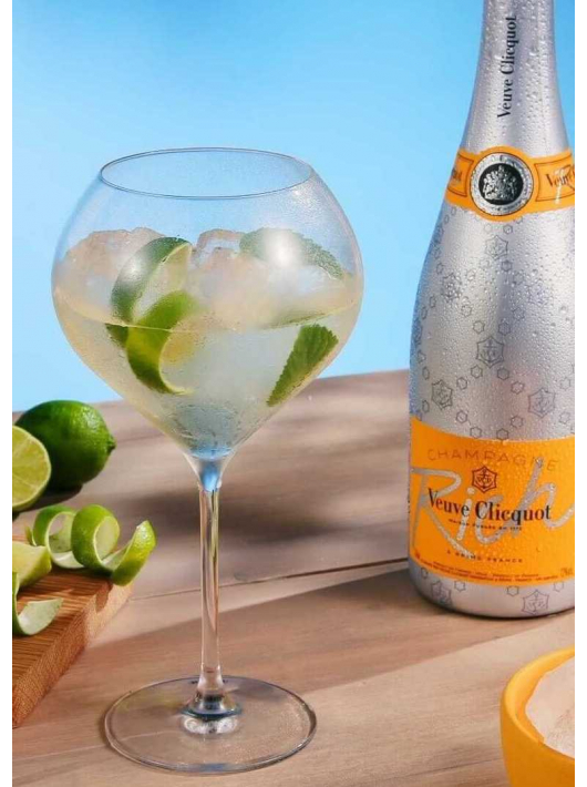 Champagne 6 Glasses 75 CL "CHAMPAGNE ON ICE" MADE IN REIMS