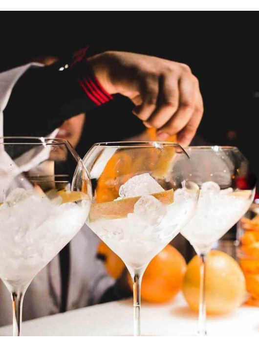 Champagne 6 Glasses 75 CL "CHAMPAGNE ON ICE" MADE IN REIMS