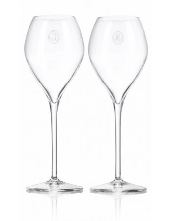 Louis Roederer 2 Champagne Glasses 18 cl