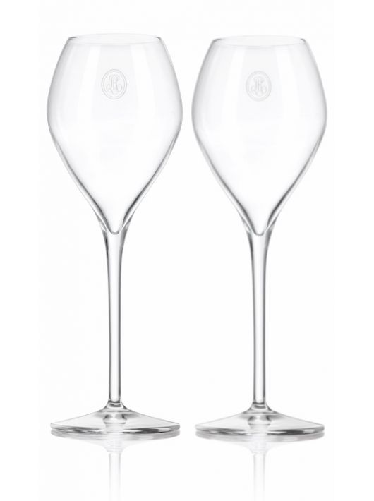 Louis Roederer 2 Champagne Glasses 18 cl