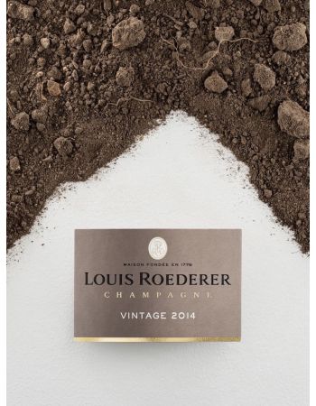 Louis Roederer Set 2 glasër 18 cl & Giftbox Vintage 2014 brut - 75 cl