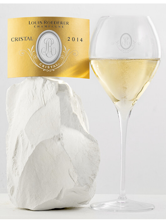 Cristal Louis Roederer 2 Champagne Glasses 40 cl