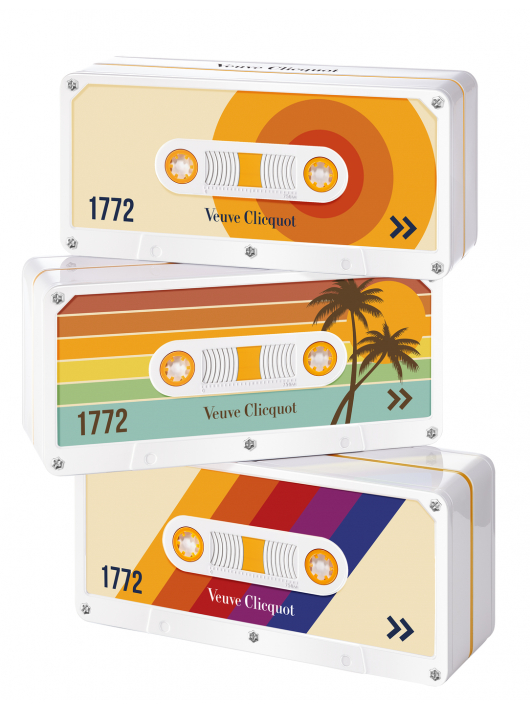 Veuve Clicquot Set 3 Retro Chic Tape Limited Edition - 3 x 75 CL