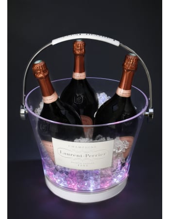 Laurent-Perrier Seau à glace Plexiglass LED