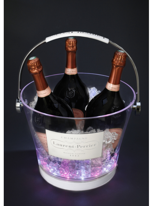 Laurent-Perrier Seau à glace Plexiglass LED