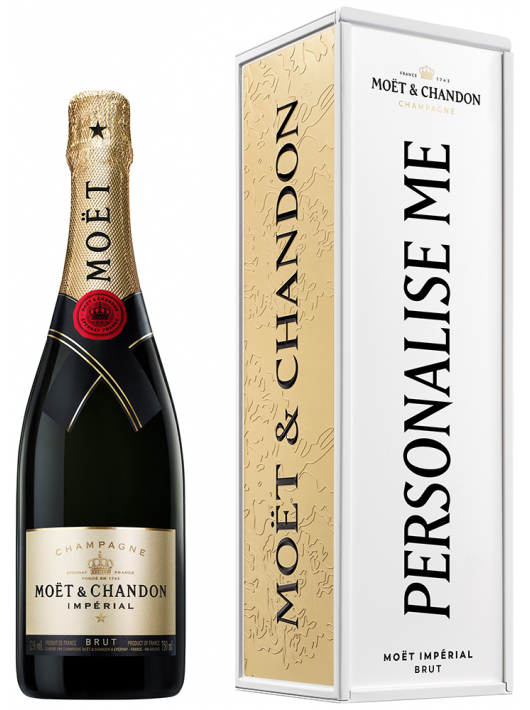 Moët & Chandon Brut Impérial Giftbox Métal Personnalisable - 75 CL