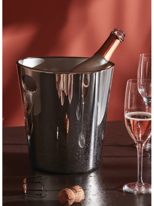 ALESSI SEAU à Glace 1 Bouteilles inox 18/10 Brillant