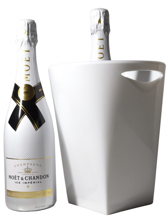 Champagne Seau à glace Acrylic White 1 bouteille