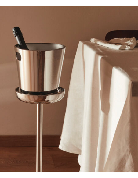 ALESSI Eimerhaltersäule Edelstahl 18/10 BRILLANT