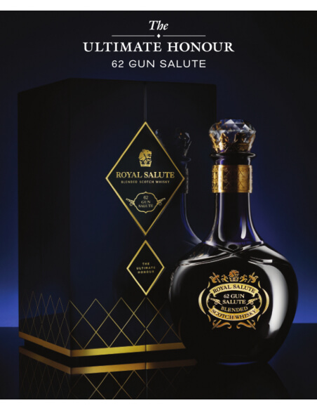 WHISKY ROYAL SALUTE 62 GUN - 43% - 100 CL