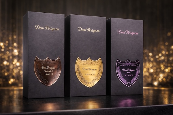Dom Pérignon Vintage 2015 Giftbox & Personalised bottle with engrav