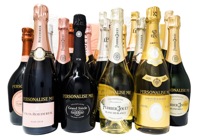 Louis Roederer Tablier Noir avec Broderie