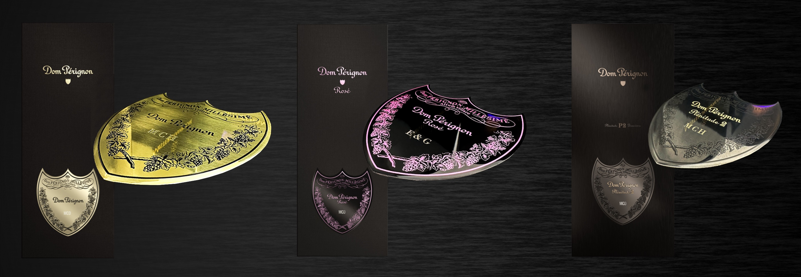 Personnaliser votre coffret Dom Pérignon