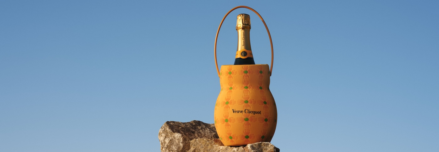 New Veuve Clicquot Sun Holder with Brut Yellow Label