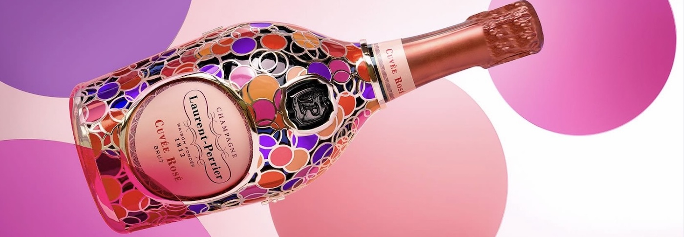 New Laurent-Perrier Cuvée rosé "BUBBLES"